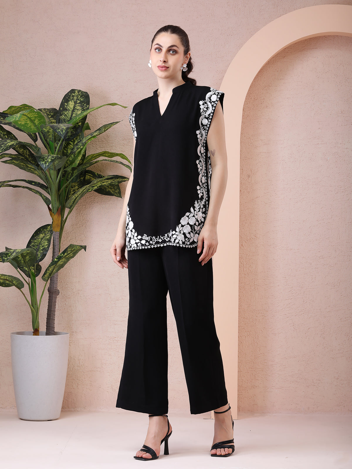 Elegant Georgette Embroidered Coord Set — product photo