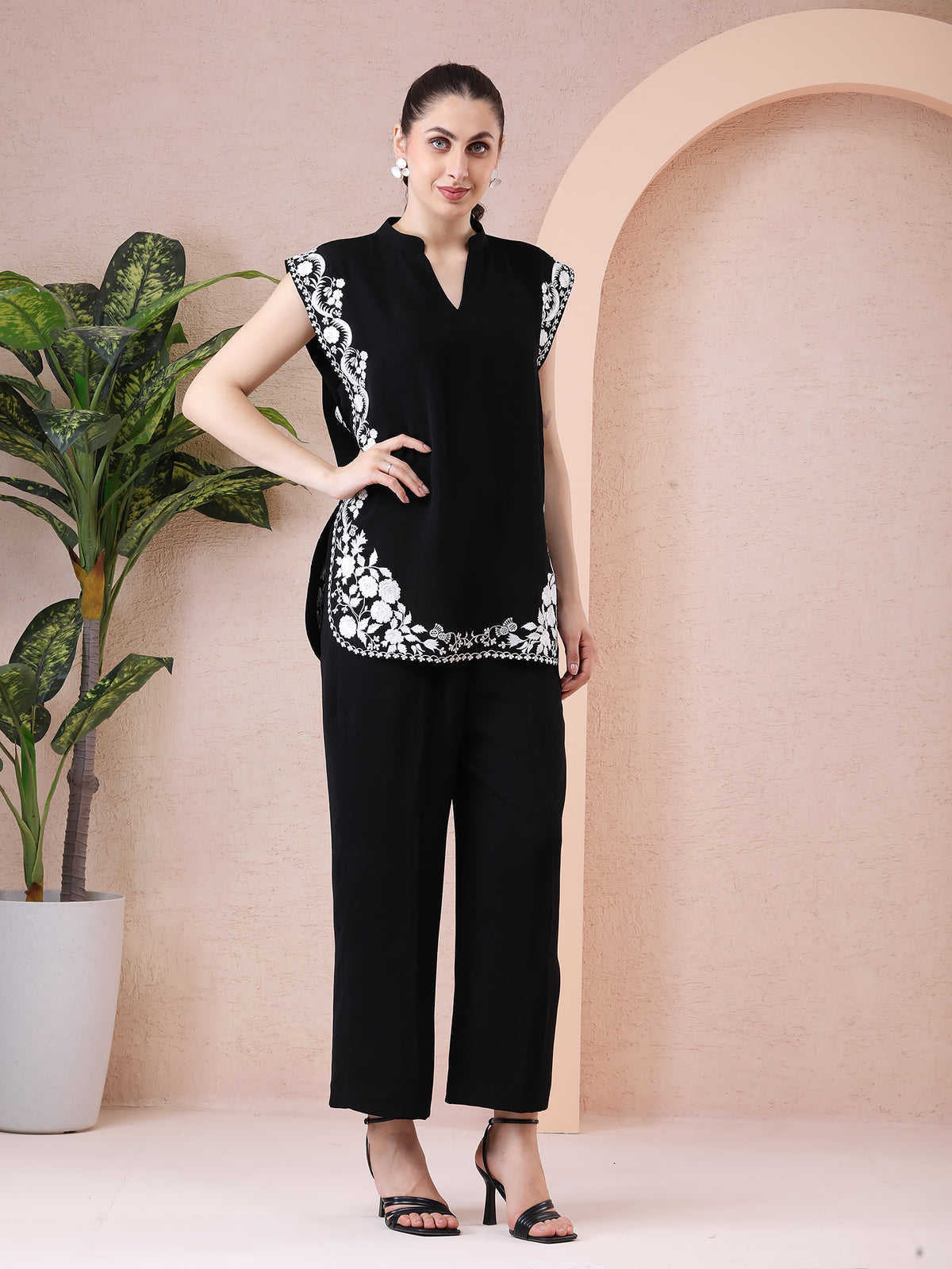Elegant Georgette Embroidered Coord Set — product photo